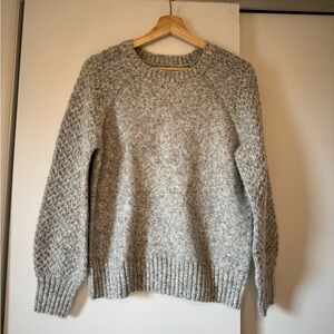 J. Crew Heather Gray Crewneck Sweater